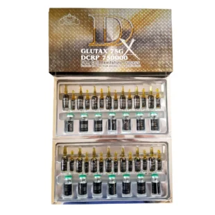 Glutax 75GX DCRP 75000 Skin Whitening Injection - 14 Sessions